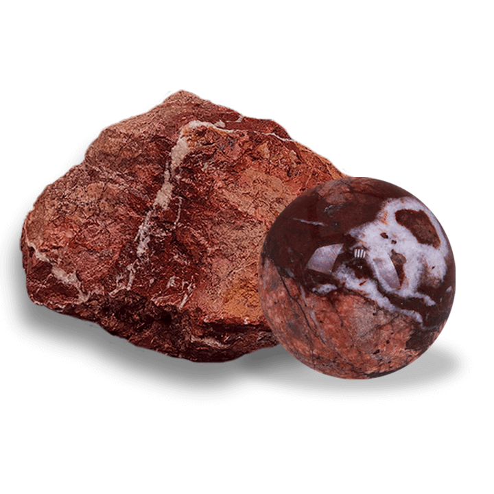 Chocolate Calcite tumbled stone