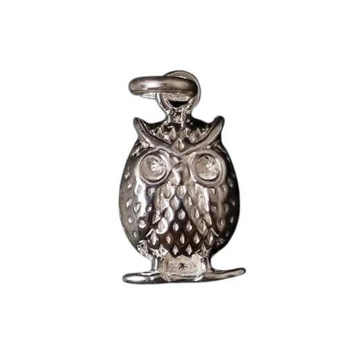 Silver Owl Pendant