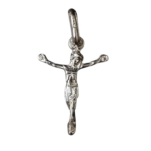 Jesus on Cross silver pendant