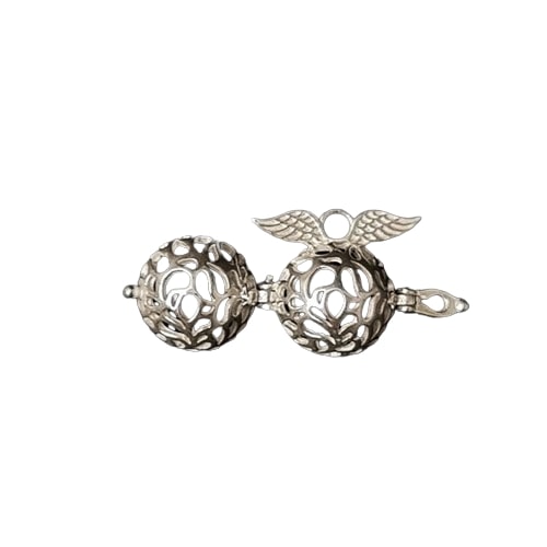 Angel case silver pendant