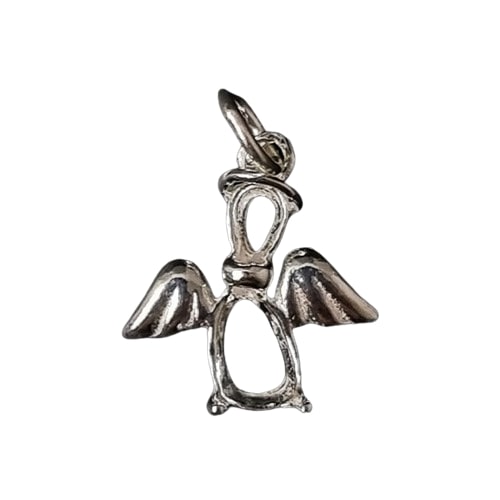 Angel silver pendant