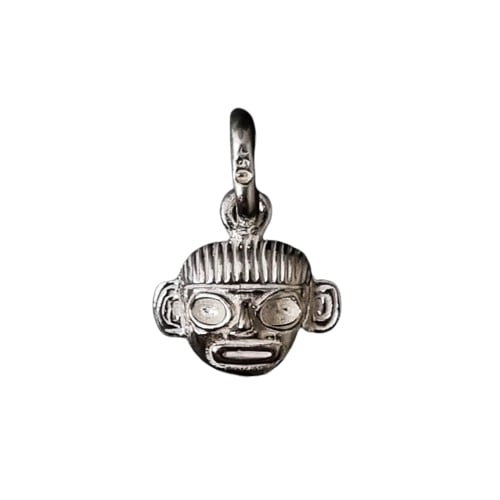 Moche Warrior Silver pendant