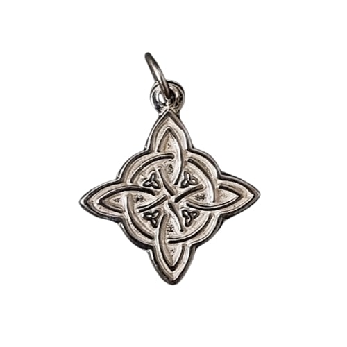 Witches Knot Silver pendant