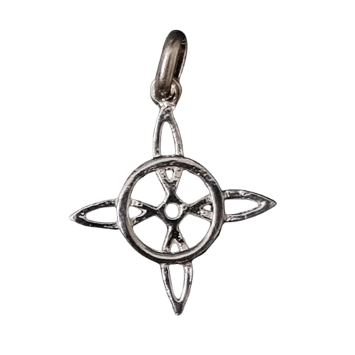 Witches Knot Silver pendant