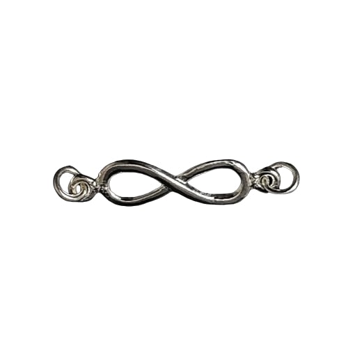 Infinity silver charm