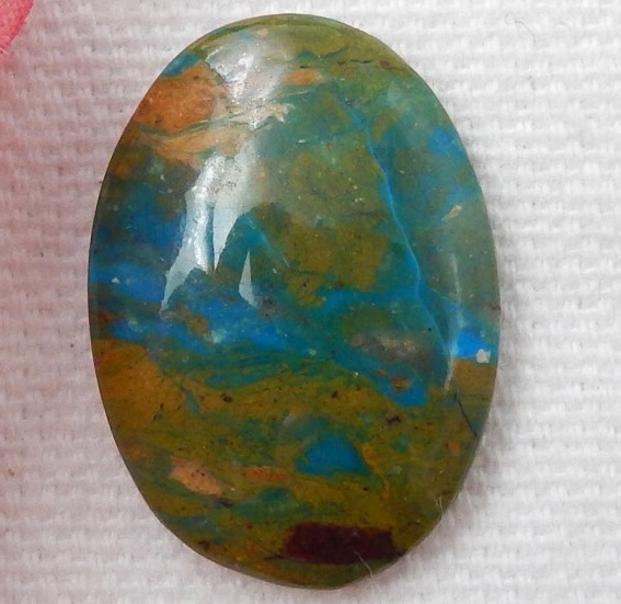 Andean Blue Bloulder Opal cabochon