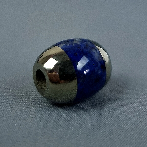 Royal pearl made by Gemrock - Pyrite with lapis Lazuli