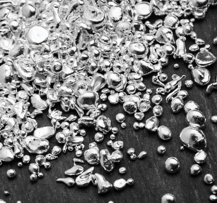 Pure silver raw material for jewelry