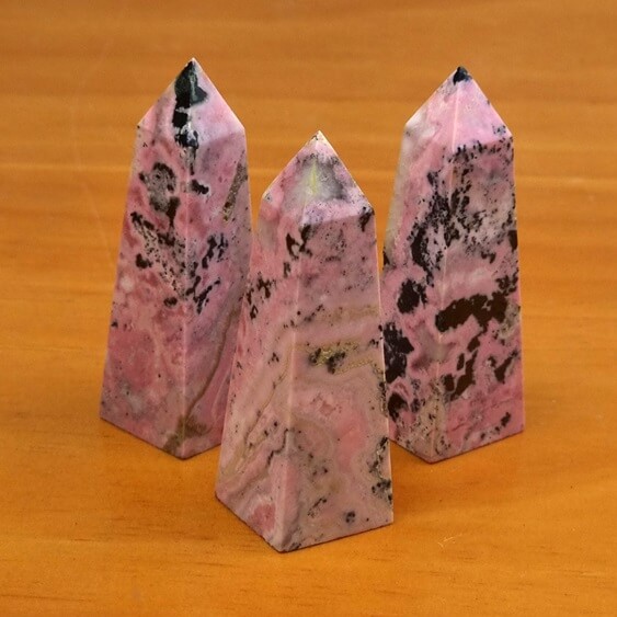 Rhodonite obelisk