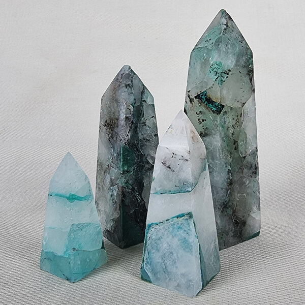 Quartz and Chrysocolla