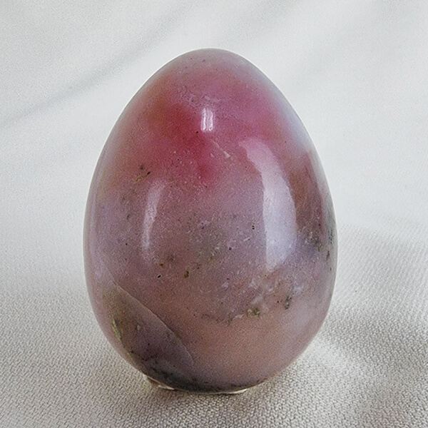 Ethically sourced Pink Opal Crystal Egg Gemrock