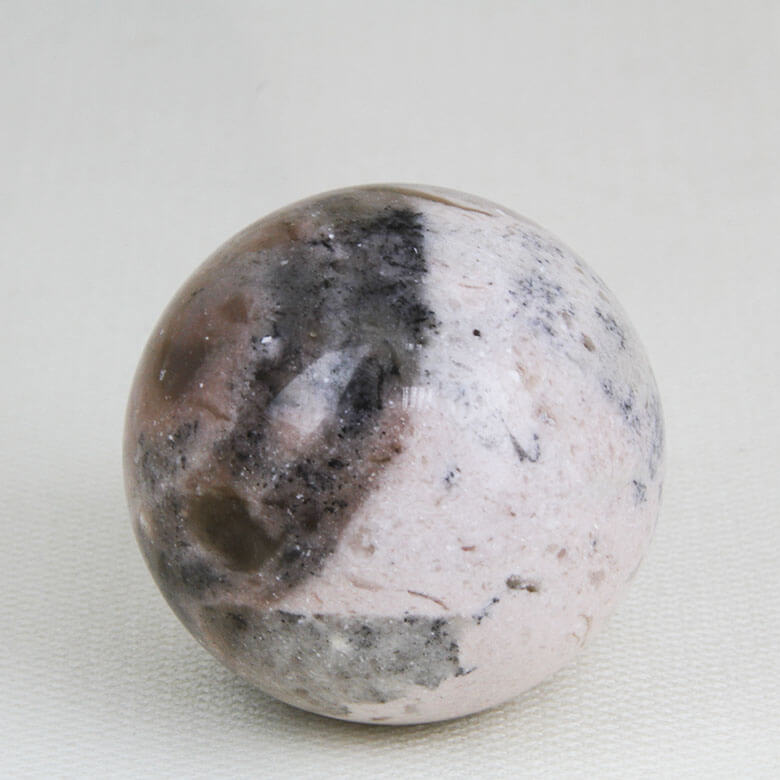 Low-grade Pink Opal Crystal sphere Gemrock 2