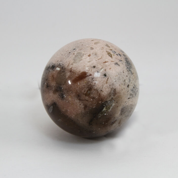 Low-grade Pink Opal Crystal sphere Gemrock 4