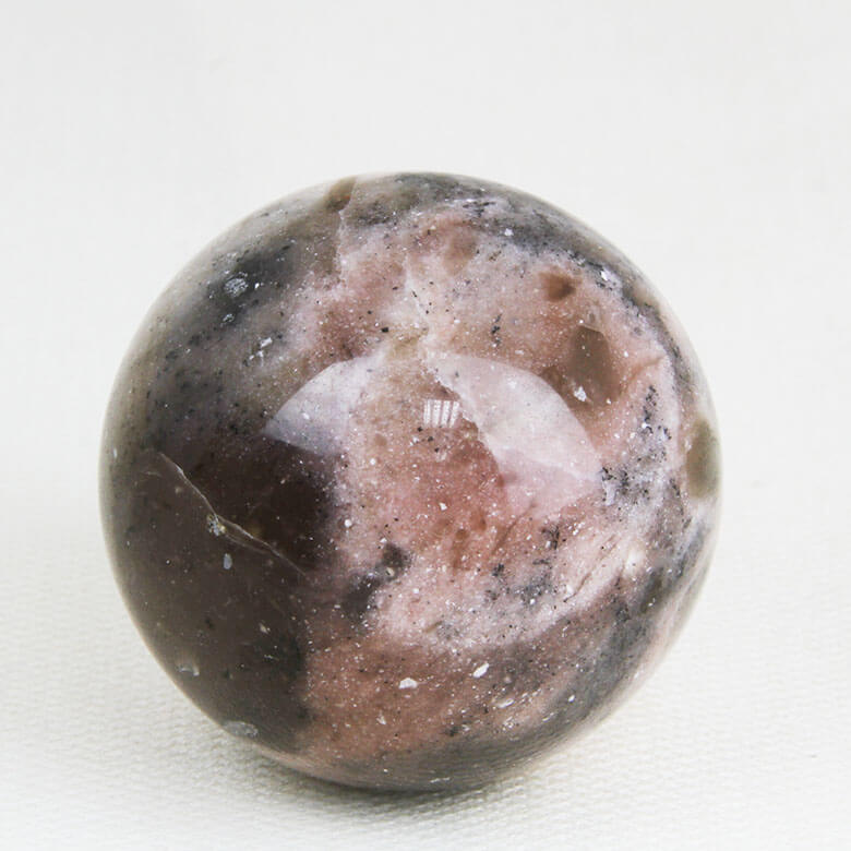 Low-grade Pink Opal Crystal sphere Gemrock 5